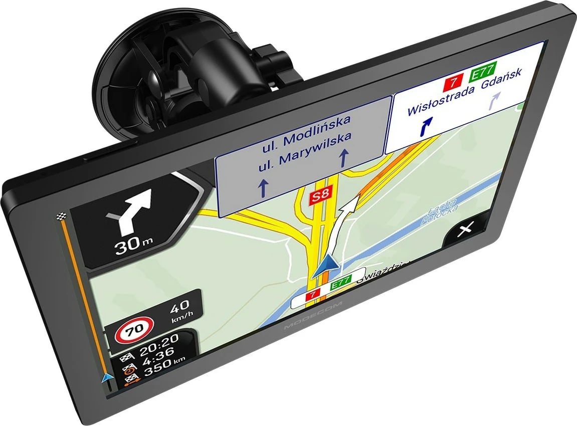 Navigacion GPS MODECOM FreeWAY CX 7.4 iGO Truck Europe, ekran 7", 16GB, 512MB RAM, Bluetooth, USB‑C