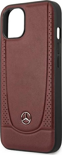 Mbështjellës Mercedes MEHCP15SARMRE për iPhone 15 6.1", lëkurë, Urban Line, kuq