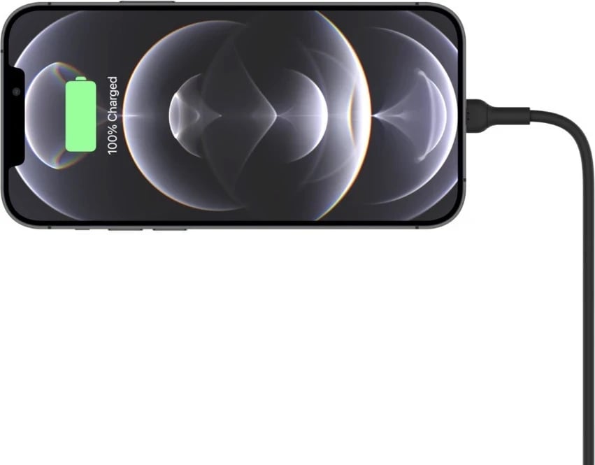 Karikues për në veturë Belkin, me kabëll USB Type-C, i zi