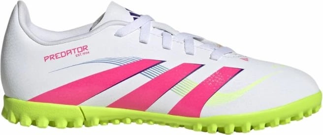 Çizme futbolli për fëmijë adidas Predator, të bardha