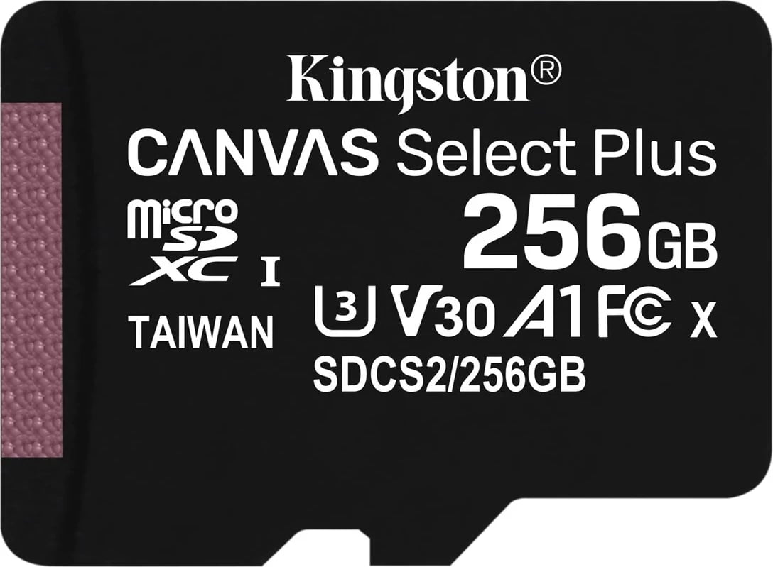 Memorie kartë Kingston,  256 GB MicroSDXC Class 10 UHS-I