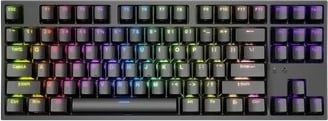 Tastierë GENESIS Thor 404 TKL, Gaming, USB, QWERTY, Anglisht, E zezë