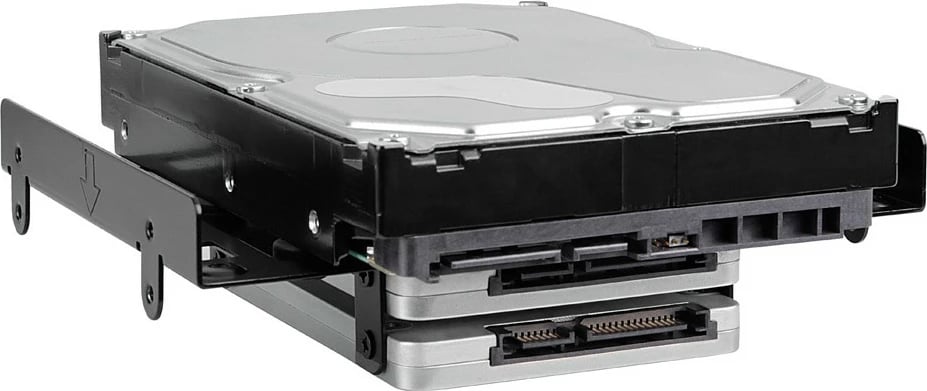 Kornizë montimi Sharkoon 5.25" BayExtension, e zezë