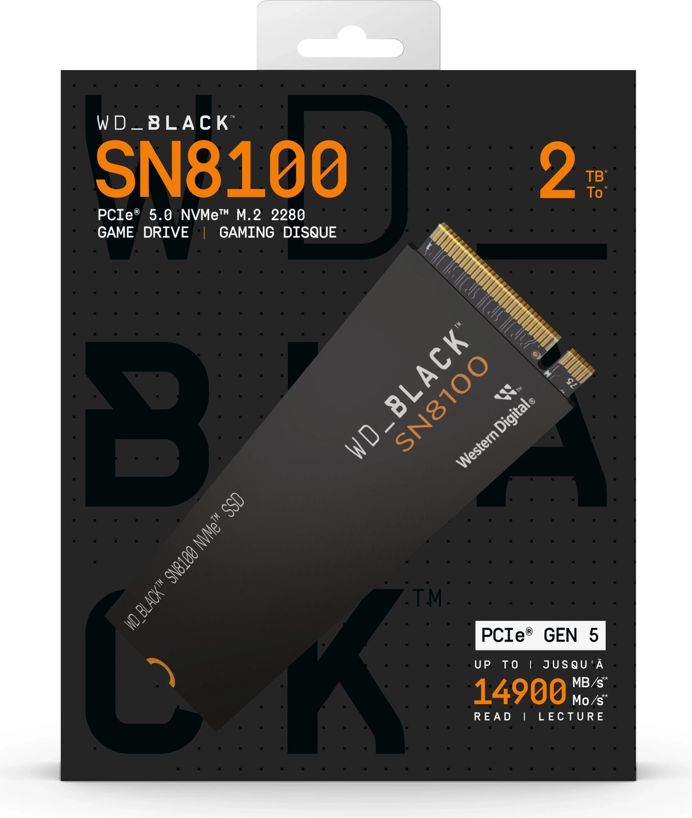 SSD M.2 Western Digital Black SN8100 2TB PCIe 5.0 NVMe