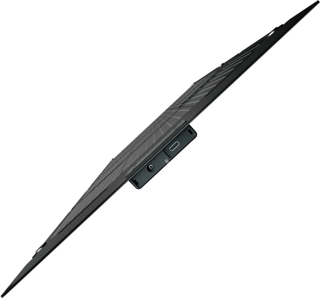 Panel diellor EcoFlow 45W, monokristalin, IP68, USB Type-C, zi