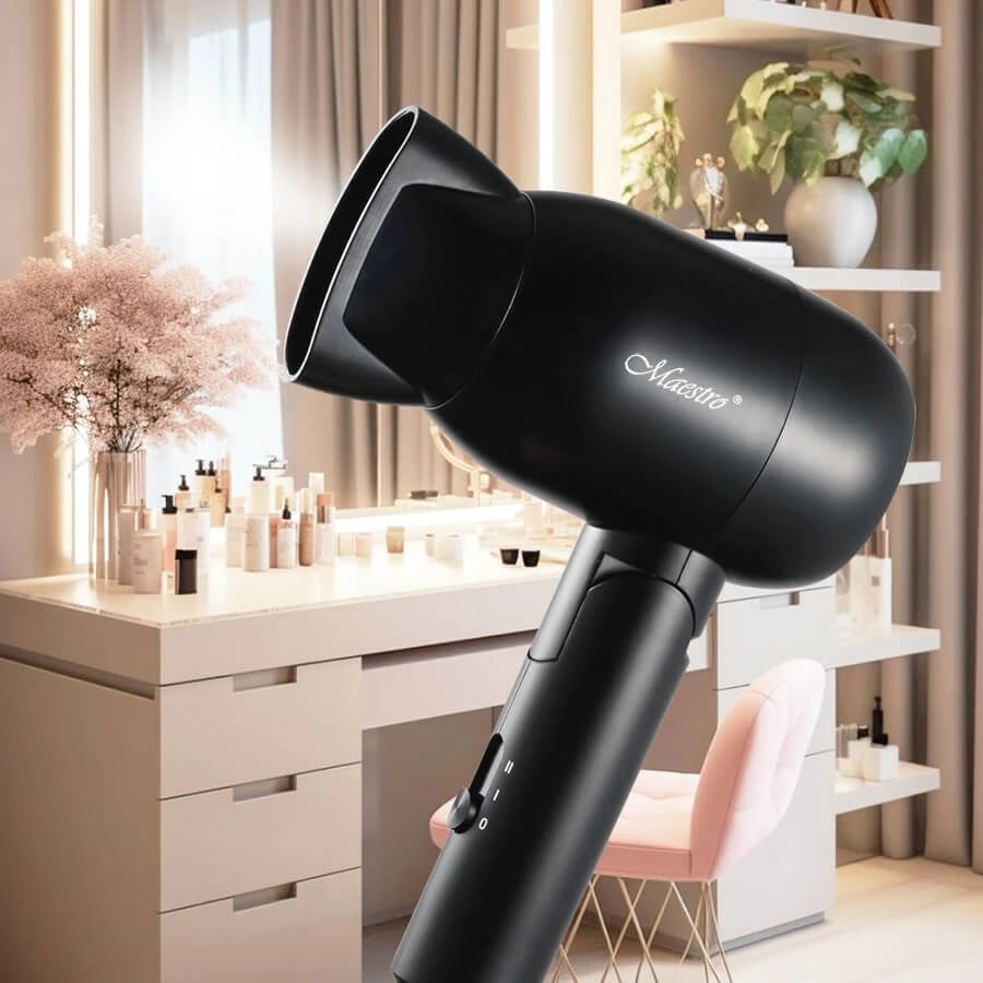 Tharëse flokësh Maestro MR-200, 1500W, E zezë