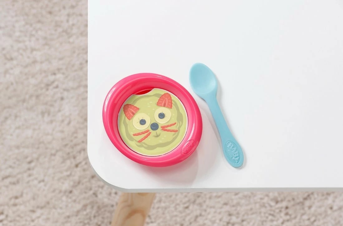 Kukull BABY born Emma, Zapf, 43 cm, me 10 aksesorë, rozë