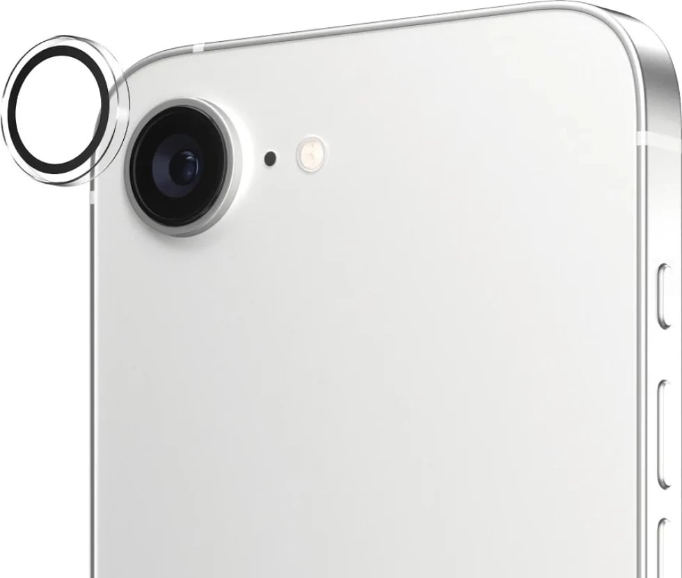 Mbrojtës xhami për lente PanzerGlass Hoops, për iPhone 16e, Transparent