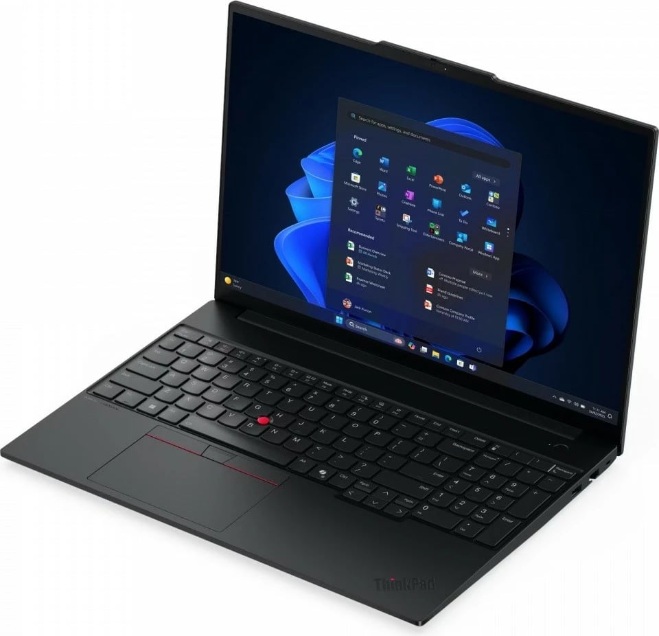 Laptop Lenovo ThinkPad E16 Gen 3 21SR0070PB, 16", Intel Core Ultra 5 225U, 16 GB RAM, 512 GB SSD, Windows 11 Pro, Zi
