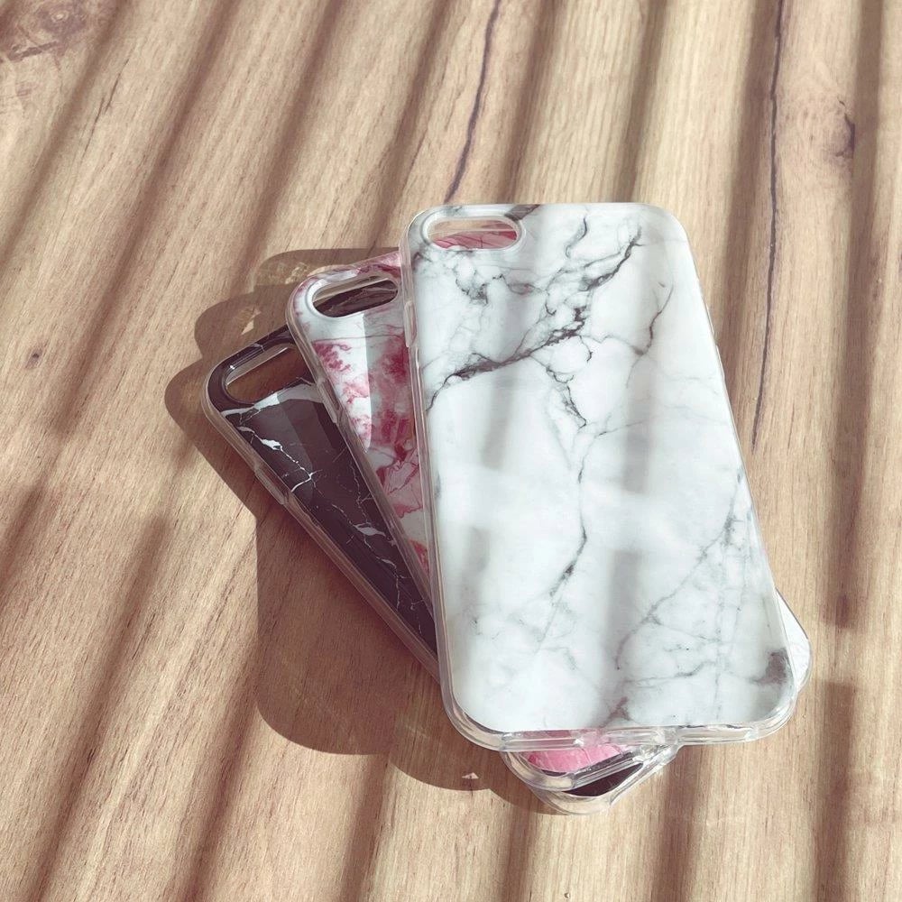 Mbështjellës Wozinsky Marble për Xiaomi Redmi Note 10 Pro, TPU, Bardhë