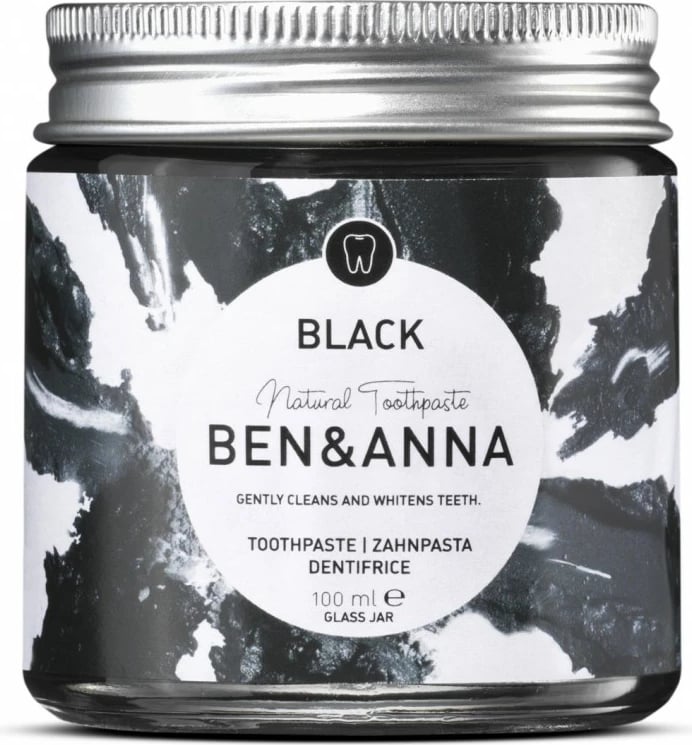 Pastë dhëmbësh natyrale Ben&Anna Black 100ml