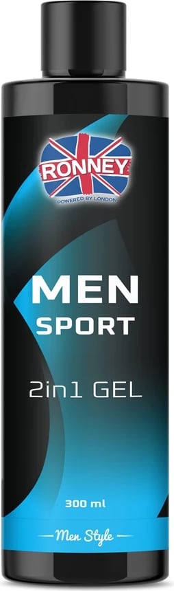 Shampon dhe xhel dushi 2-në-1 për meshkuj Ronney Men Sport, 300ml