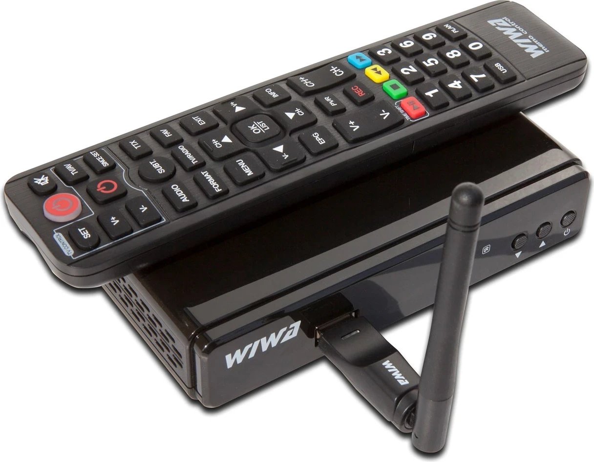 Marrës tokësor Wiwa Tuner DVB-T/T2 H.265, i zi Marrës tokësor Wiwa Tuner DVB-T/T2 H.265, i zi
