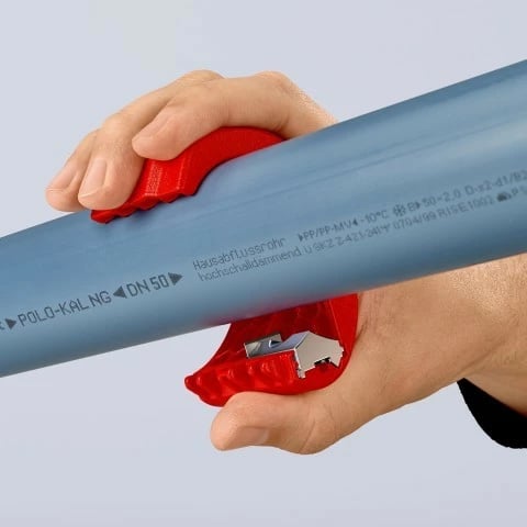 Prerës kabllosh Knipex BiX, plastikë/çelik inox, 5 cm, kuq