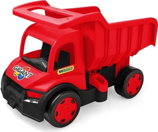 Kamion lodër Wader Gigant Red Dump Truck, plastikë, i kuq