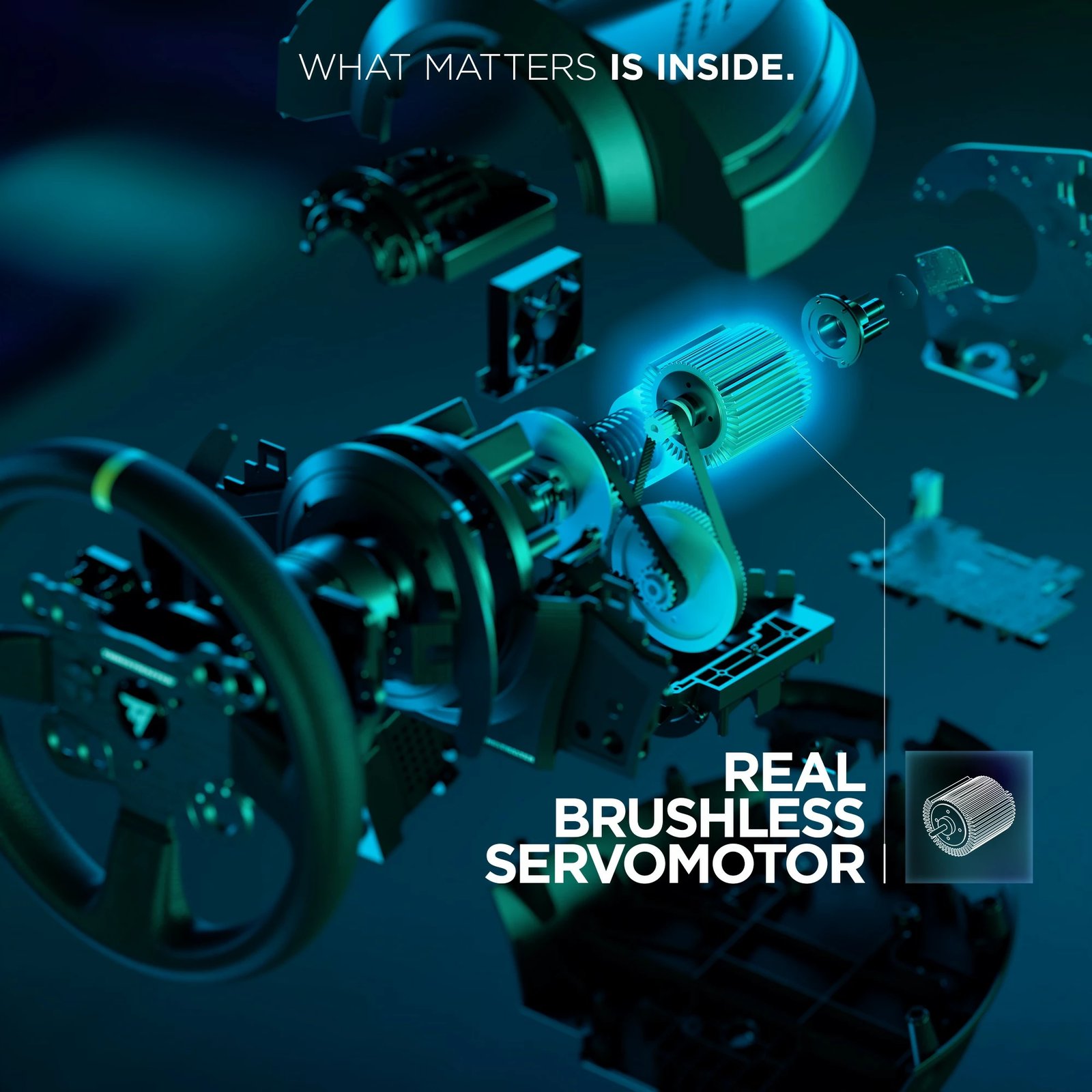 Timoni + Pedale Thrustmaster 4460133, PC, Xbox One, Ngjyrë e zezë