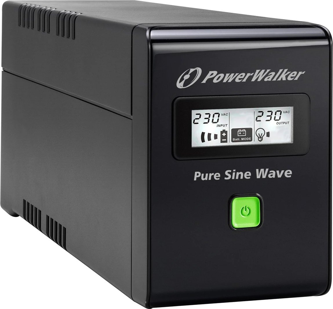 UPS PowerWalker VI 800 SW FR, 0.8 kVA, 480 W, 2 dalje AC, E zezë