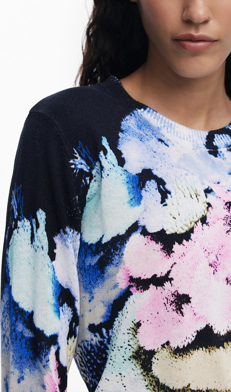 Xhemper Desigual Nenufar Lacroix femra, e zezë Xhemper Desigual Nenufar Lacroix femra, e zezë