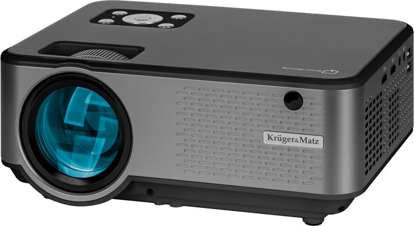 Projektor LED Kruger & Matz V-LED60, FullHD 1080p, Wi-Fi, i bardhë