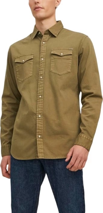 Këmishë për meshkuj Jack & Jones, e gjelbër