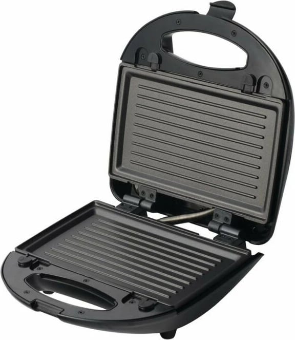 Tostier 3-në-1 Blaupunkt SMS611, me pllaka sanduiçi, gofre dhe grill, 750W, e zezë/inox