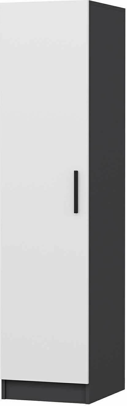 Dollap Skye Decor, Minar Kale - 8763, i bardhë dhe antracit, 45x52x210cm