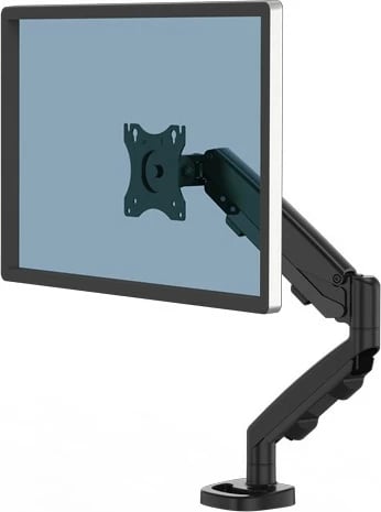 Krah monitori Fellowes Eppa 9683101, 40 inç, rregullim lartësie, Clamp/Grommet, e zezë