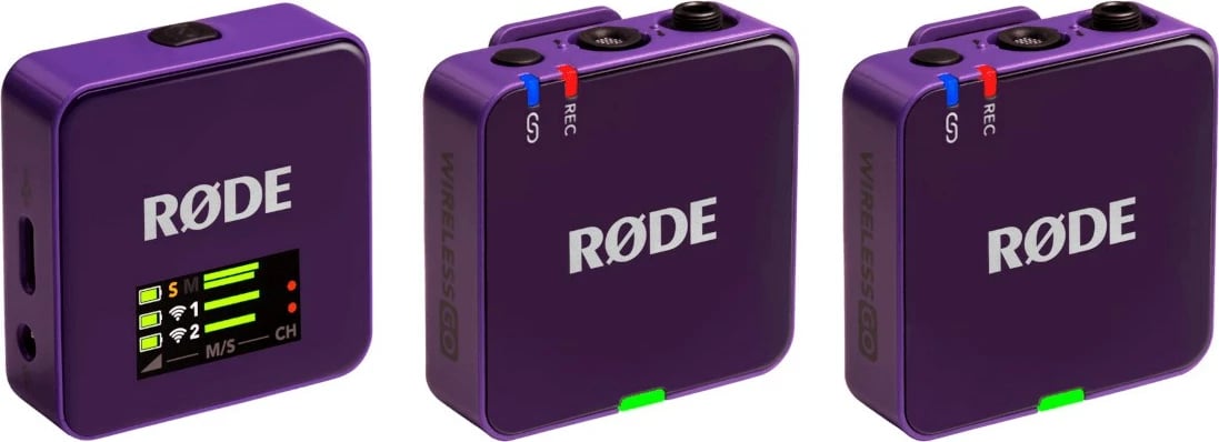 Sistem mikrofoni wireless RODE Wireless GO III, bodypack, Purple