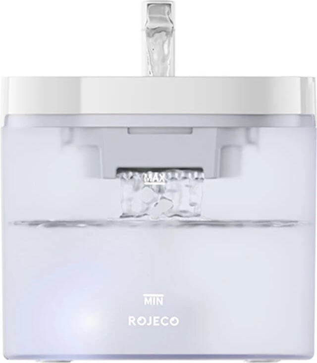 Fontanë për ujë për kafshë, Rojeco RYSJ-12, 1.5L, e bardhë