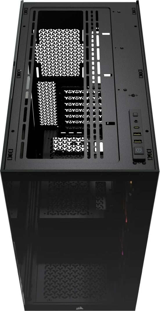Kasë Corsair 3500X ARGB Midi Tower, xham i temperuar, e zezë