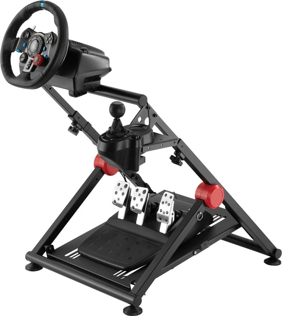 Qëndrim i palosshëm për timon gaming Audiocore RS155, për PC/PlayStation/Xbox, i zi Qëndrim i palosshëm për timon gaming Audiocore RS155, për PC/PlayStation/Xbox, i zi