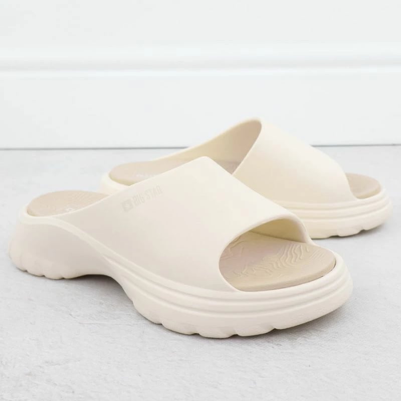 Papuqe për femra Big Star, bezhë