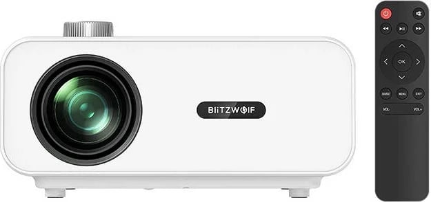 Projektor LED BlitzWolf BW-V5, 1080p, HDMI, USB, AV, i bardhë