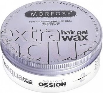 Vaks për stilim të flokëve Morfose Extra Aqua Gel për burra aromë çamçakëzi 175ml