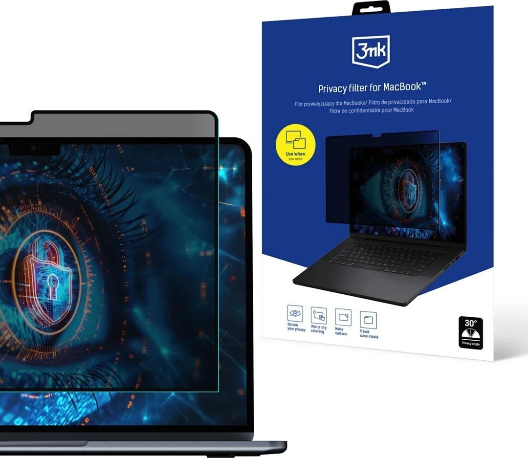 Filter privatësie 3MK për MacBook Pro 13" 2016/Air 13" 2018
