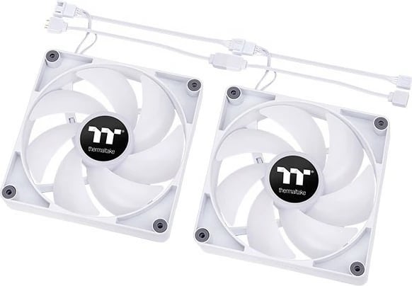 Ventilator PC Thermaltake TT CT120 ARGB, 500-2000 RPM, i bardhë