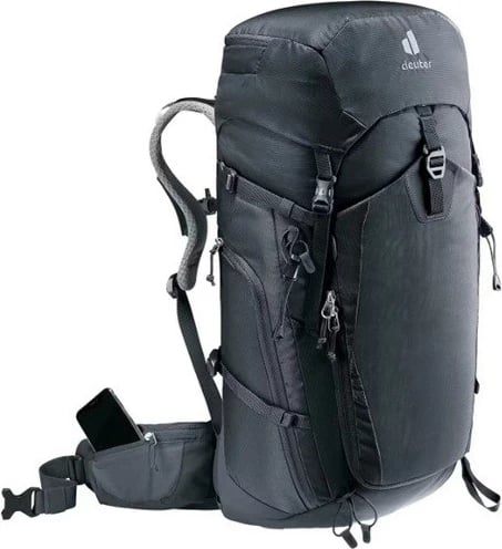 Çantë shpine Deuter Trail PRO 34 SL për femra, e zezë