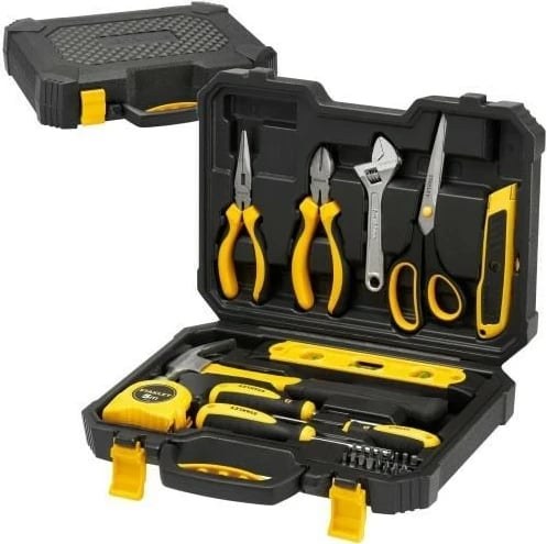 Set veglash dore Stanley STHT78050-1, 1049678, me kuti, e verdhë/zezë