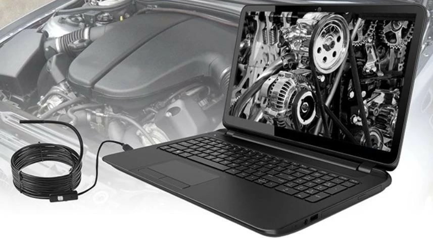 Endoskop inspektues Media-Tech MT4095, USB/microUSB, 5m, i zi