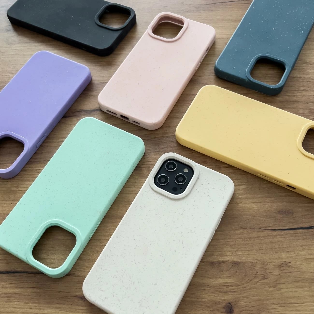 Mbështjellës Hurtel Eco Case për iPhone 12 Pro Max, silikon, mint
