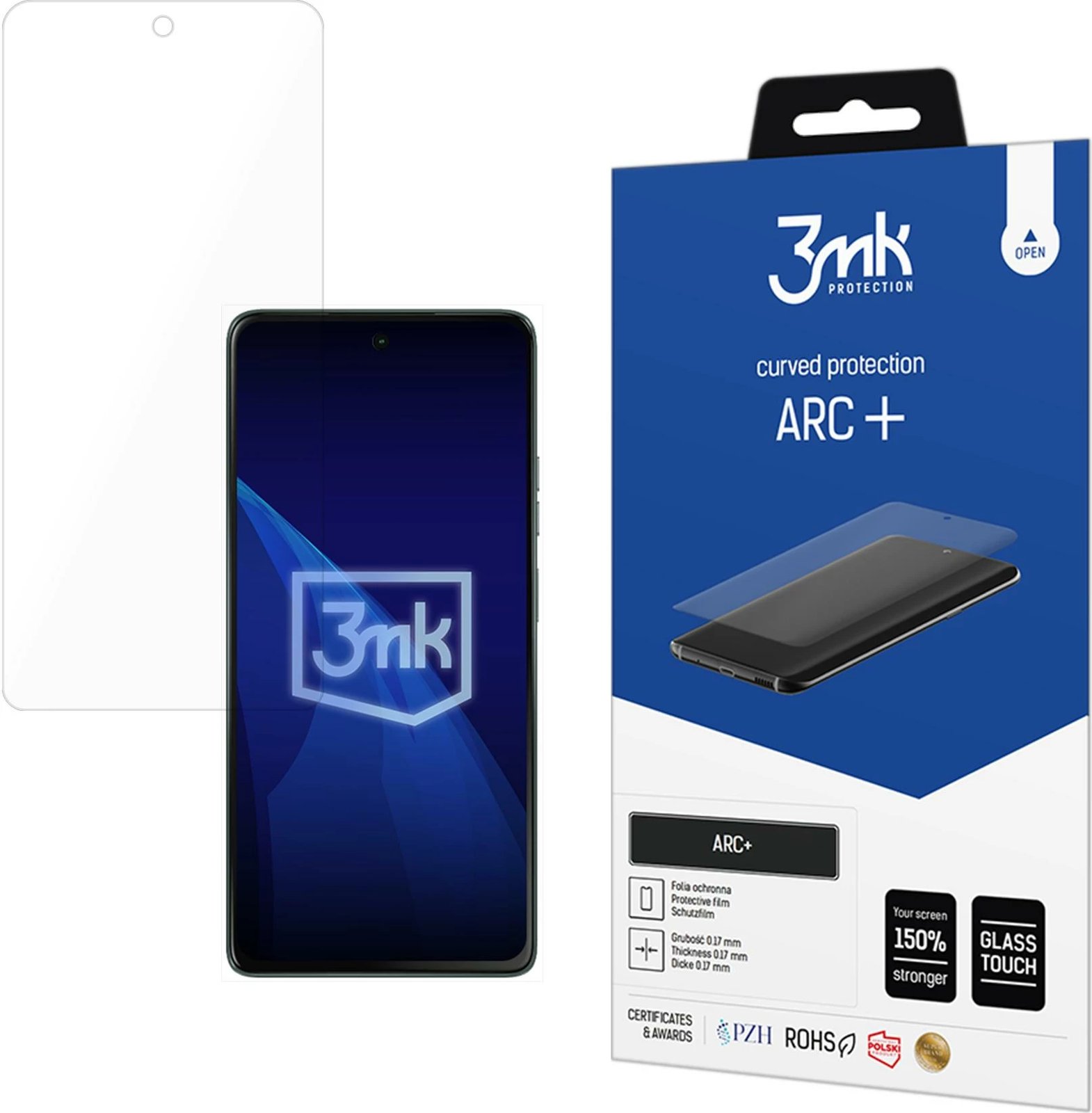 Film mbrojtës 3mk ARC+ për Motorola Moto G75