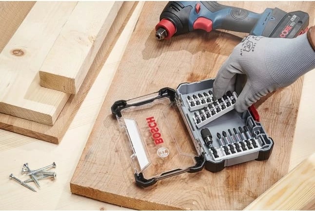 Set bitash Bosch 2 608 522 326, 7 copë, Phillips, Pozidriv, Torx, Çelik