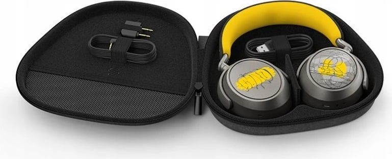 Kufje wireless Sennheiser Momentum 4, 80th Anniversary Edition, Bluetooth, të zeza/verdha