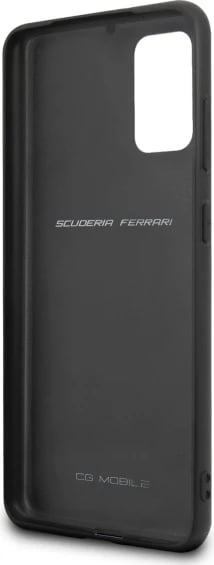 Mbështjellës Ferrari Heritage Hardcase FEHQUHCS67RE për Samsung Galaxy S20+, lëkurë natyrale, kuqe
