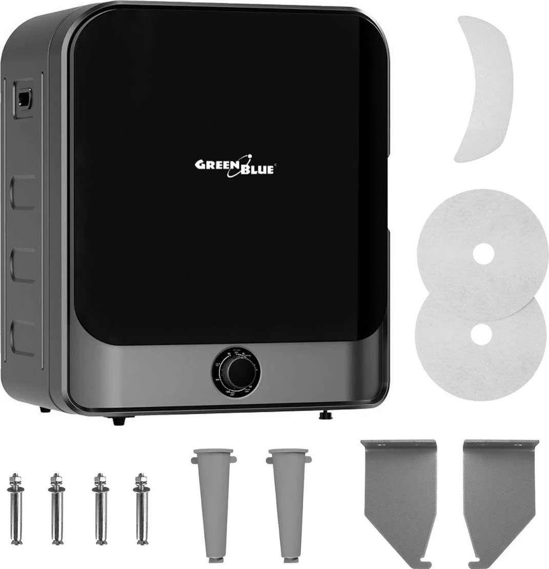 Tharëse rrobash me daulle, GreenBlue GB415, kapacitet 3 kg, 5 programe, zorrë ventilimi 50–160 cm, gri