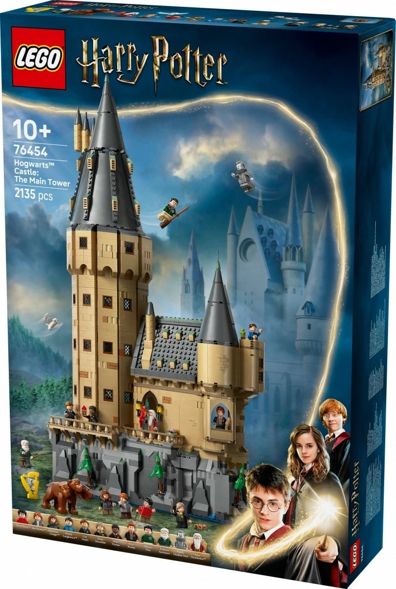 Set LEGO Harry Potter Hogwarts Castle Main Tower 76454, 2135 pjesë, ekstra i madh