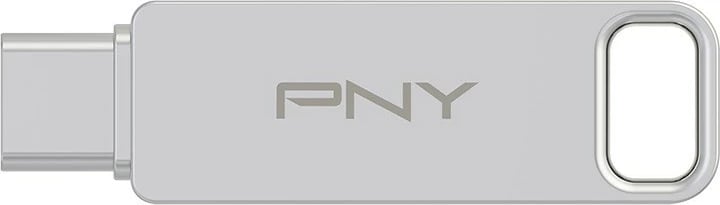 Pendrive PNY DUO LINK, 256GB, USB 3.2, Type-C/Type-A, Argjend