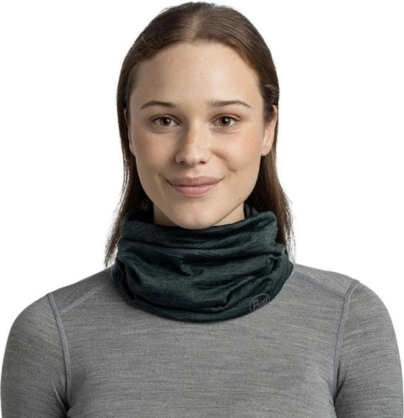 Shall multifunksional Buff Lightweight Merino Wool, i gjelbër