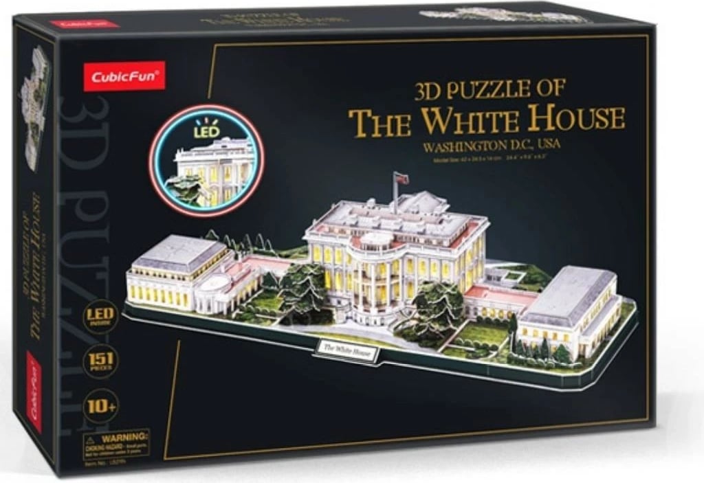 Puzzle 3D Cubic Fun White House, 151 pjesë