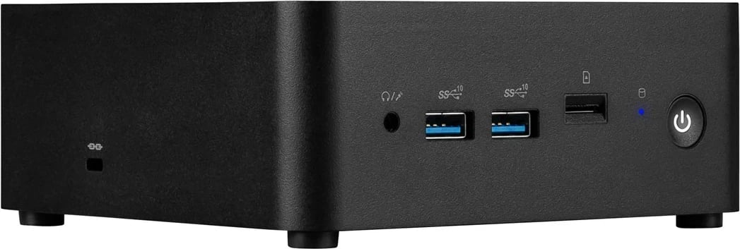 Kasë MSI Cubi NUC 1M-003EU, Intel Core 3 100U, 8 GB RAM, 512 GB SSD, Windows 11 Pro, E zezë